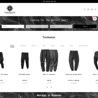 Japanese Inspired Menswear Boutique - Independent Designers - Techwear