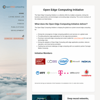 Open Edge Computing Initiative