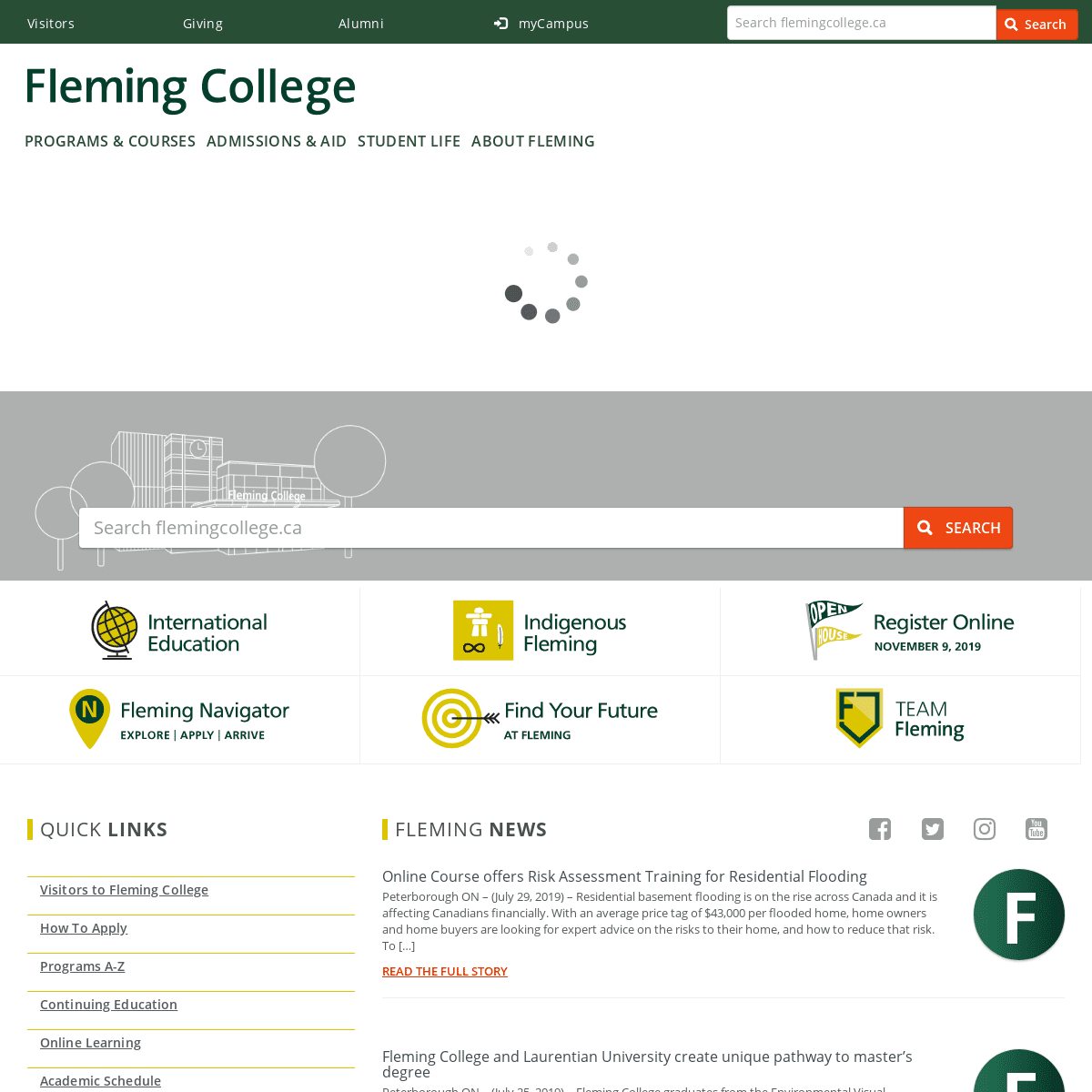Welcome to Fleming - Fleming College