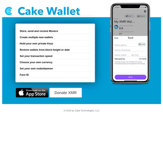A complete backup of cakewallet.io