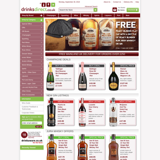 Drinks Direct.co.uk ® - Online Drinks Store for Wine, Champagne, Spirits and Gifts