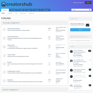 CreatorsHub - The Hub For All Content Creators