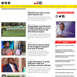 The Poise » Nigeria's Premium News Portal For Metro,Entertainment, Sport & Celebrity News From Around The Globe