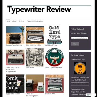 A complete backup of typewriterreview.com