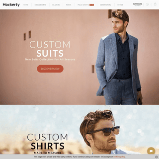 Men Custom Suits & Custom Dress Shirts | Hockerty