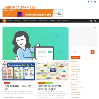 English Study Page -