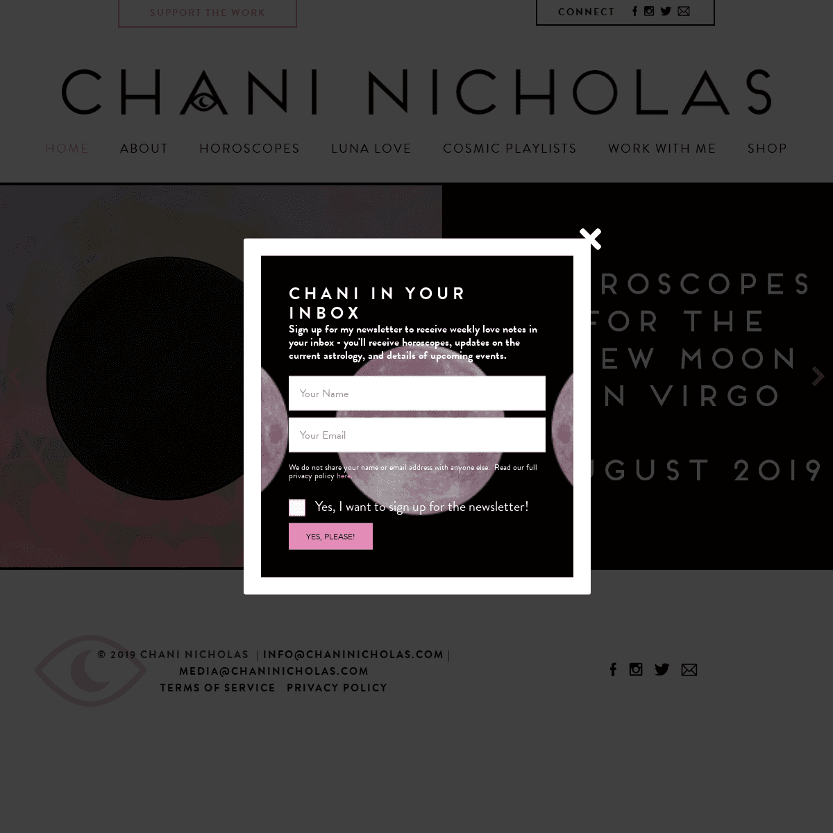 Chani Nicholas ~ Horoscopes, Astrology Workshops & More