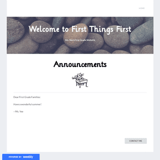 A complete backup of firstthingsfirst2016.weebly.com