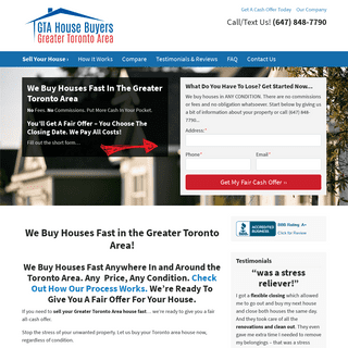 We Buy Houses Fast in Greater Toronto Area-Sell house fast