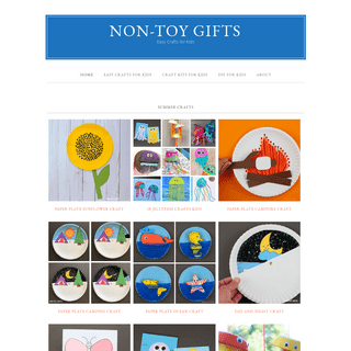 Easy Kids Crafts and Activities I Non-Toy Gifts