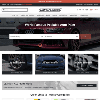 DipYourCar - World Famous Peelable Auto Paint   – DipYourCar.com