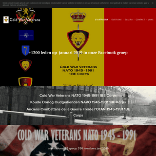 Cold War Veterans NATO 1945-1991 1BE Corps