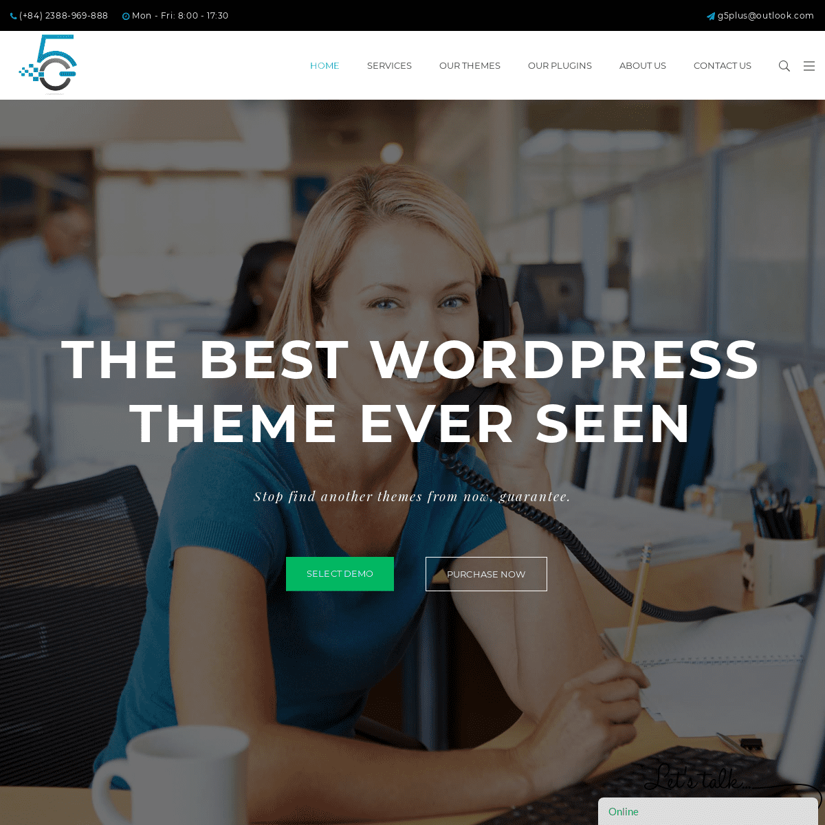 G5Plus – Premium WordPress Themes – Recentless Creativity