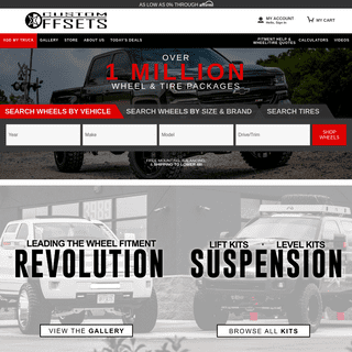 Custom Offsets | Largest Selection of Custom Truck Wheels and Suspension Kits