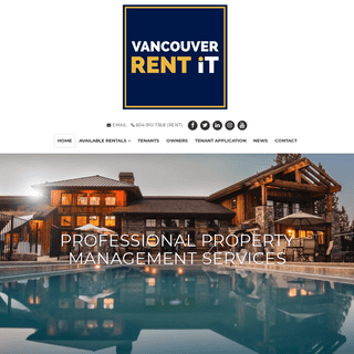 Vancouver Rent It - Professional Property Management - Home