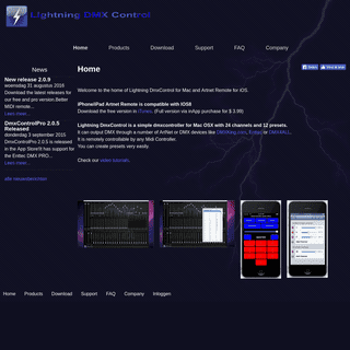 A complete backup of lightning-dmxcontrol.com
