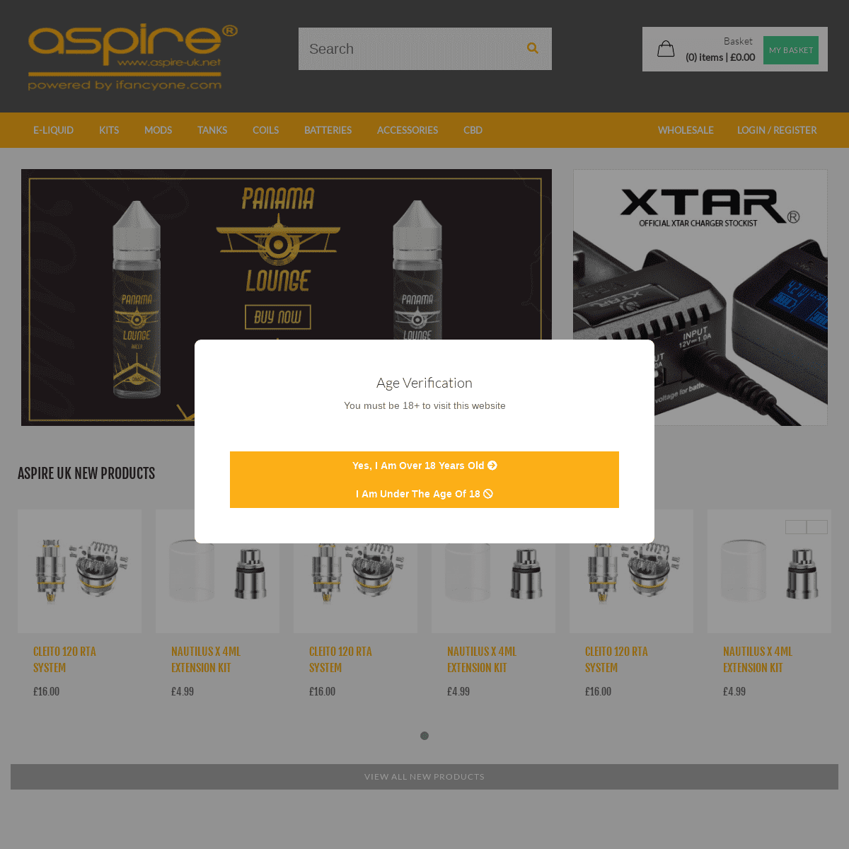Aspire UK | Official Aspire UK Store | E-Cig Kits, Mods and Accessories