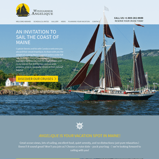 Windjammer Angelique | Sailing Cruise on the Coast of Maine