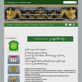 Kaca Ngajeng Ki-demang.com