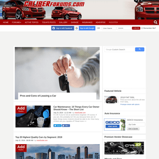 Dodge Caliber & Caliber SRT4 Forums 