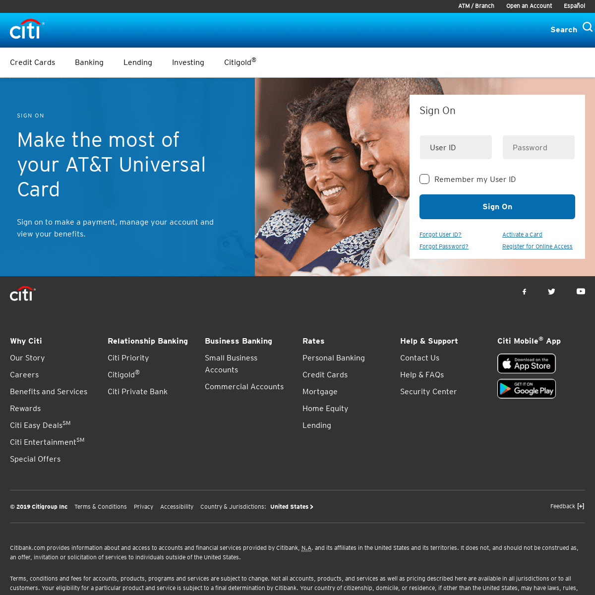 A complete backup of universalcard.com