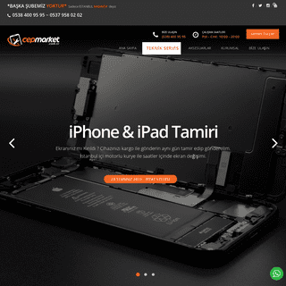 Cep Market ™ iPhone Samsung Ekran Camı Değişimi Servisi Kadıköy