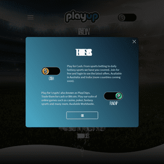 PlayUp HUB • Play Fantasy Sports, Sports & Racing, Stables, Poker & Casino