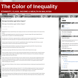 The Color of Inequality