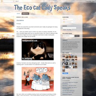 The Eco Cat Lady Speaks