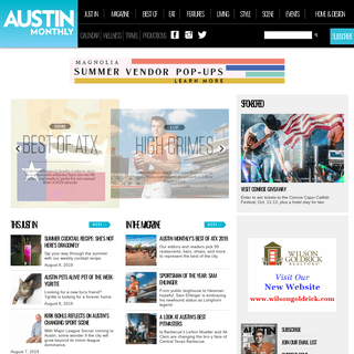 A complete backup of austinmonthly.com