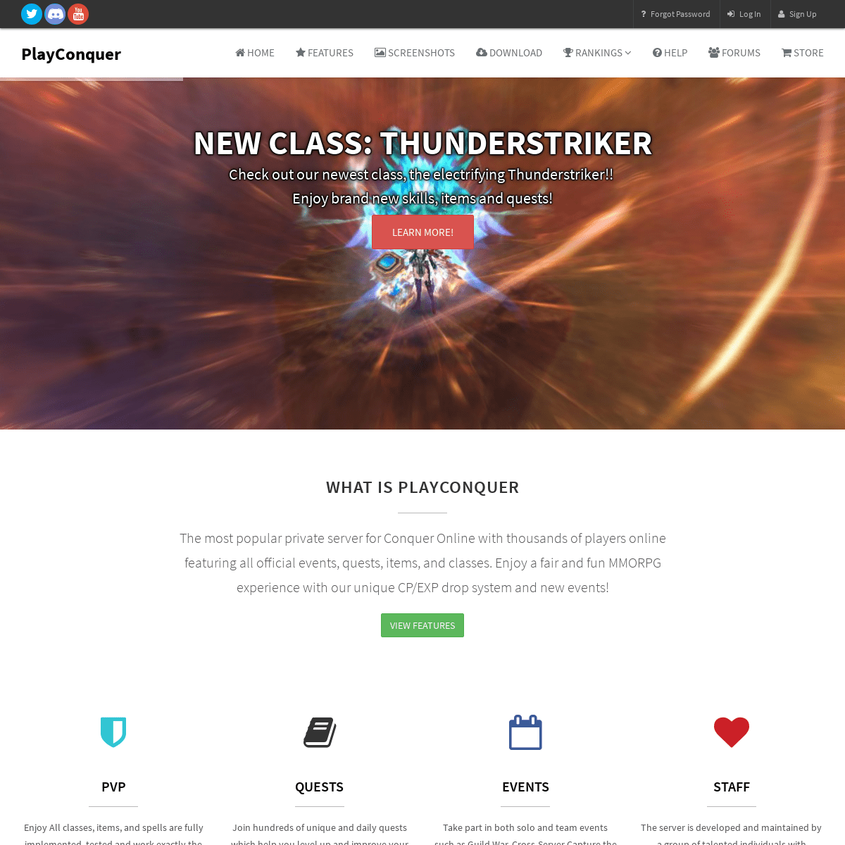 Home | PlayConquer - Conquer Online Private Server