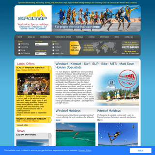 Windsurfing Holiday, Kitesurfing Holiday with Sportif Travel