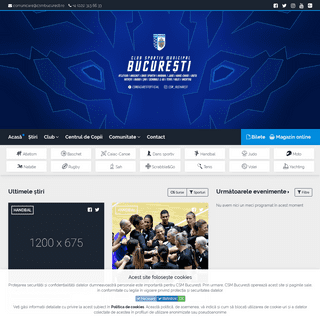 CSM Bucuresti - Site-ul oficial al Clubului Sportiv Municipal București