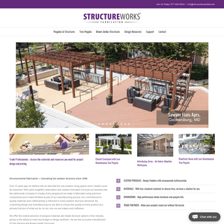 Pergolas and Shade Structures Manufactured by Structureworks