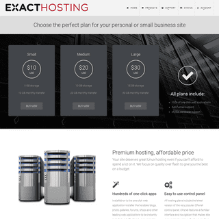 Exact Hosting – Your Web Host Should Be Exact