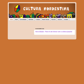A complete backup of culturanordestina.blogspot.com