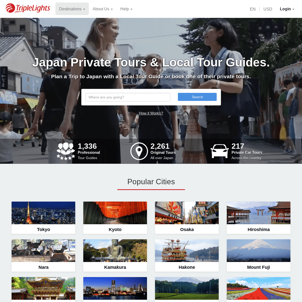 Japan Private Tours & Local Tour Guides | TripleLights