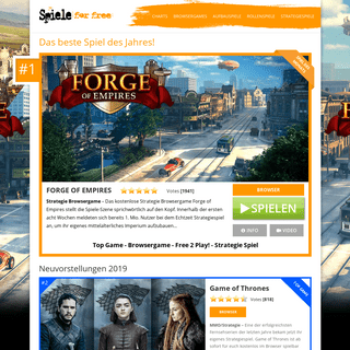 Spiele-for-free.de - Kostenlose Browsergames, MMOPRGs, MMOs, FPS und Ego- Shooter!