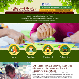 Little Footsteps Child Care Center - Home