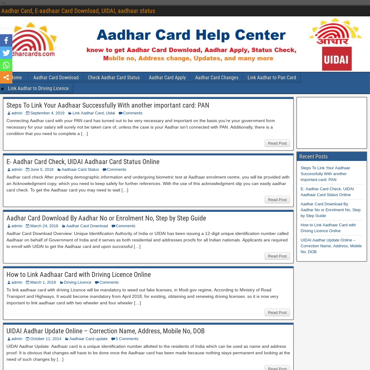 A complete backup of aadharcards.com