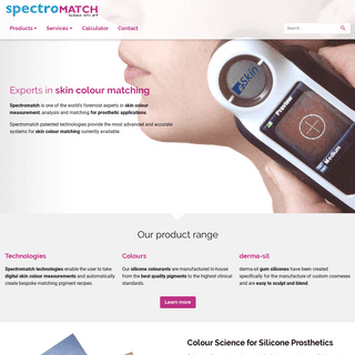 Spectromatch skin colour matching technologies