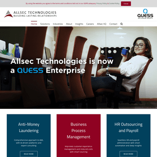 Allsec Technologies: Leading Business Process Outsourcing Company