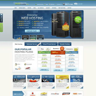 Dedicated Servers & Virtual Private Servers (VPS) Web Hosting | HostStore
