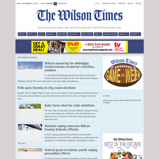 A complete backup of wilsontimes.com