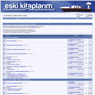A complete backup of eskikitaplarim.com