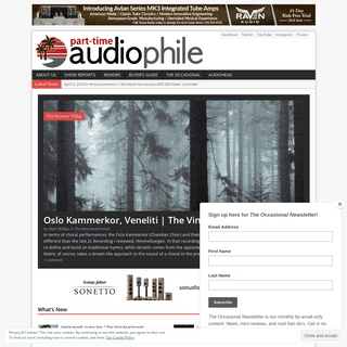 Part-Time Audiophile | Part-Time Audiophile