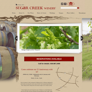 Sugar Creek Winery | Home
