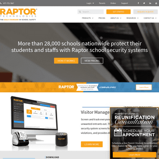 Raptor Technologies® | The Gold Standard in School Safety Systems