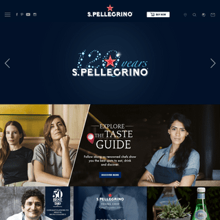 S.Pellegrino sparkling water: the italian water