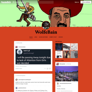 A complete backup of wolfebain.tumblr.com